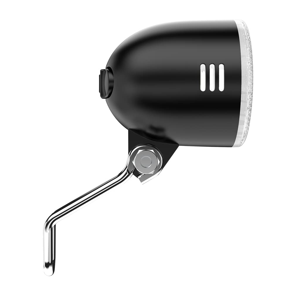 TIORU Phare LED Vélo Électrique Lumière Imperméable À l'eau IPX5 Anti-Glare Hub Dynamo E Bike Et E Scooter Light