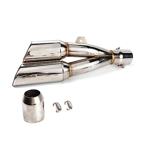 Silencieux escape moto 51mm double sortie pour CBR250R R6 Z800