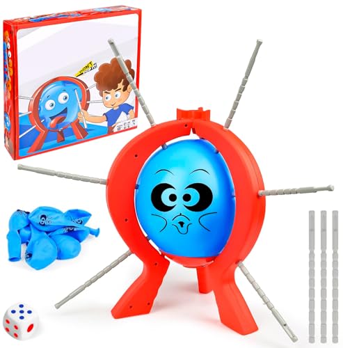 Vibbang Desktop Ballon Eltern-Kind-Spiel Spreng Ballon Interaktive Spiel Wahrscheinlichkeit Luck Spiel, Icebreaking Game, Ballon-Platzen-Spiel