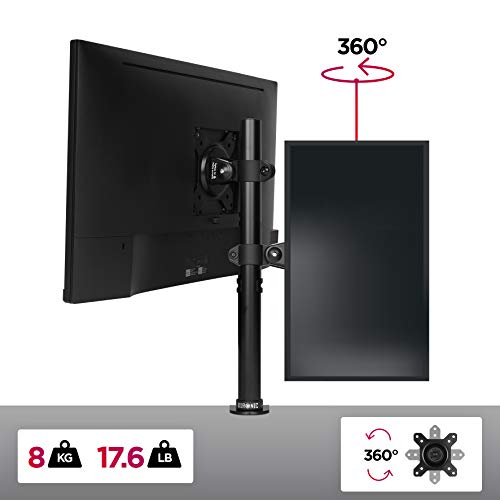 Duronic DM151X1 BK Supporto da scrivania per