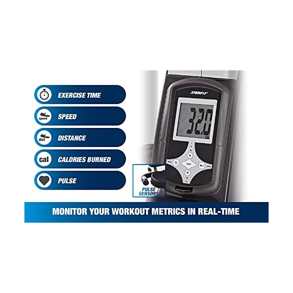 Stamina-Conversion-II-Recumbent-Exercise-BikeRower Stamina Conversion II Recumbent Exercise Bike and Rower - Cardio Machine with Smart Workout App - Exercise Bike for Home Workout - Up to 250 lbs Weight Capacity