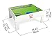 Hape Railway Play and Stow Storage and Activity Table for Wooden Trainsets