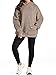 IRIVOSEY Hoodies for Women Oversized Trendy Sweatshirts Pullover Weighted Fleece Long Sleeve Sweaters Fall Fashion Winter Outfits Y2k Clothes (Coffee Grey,Small)
