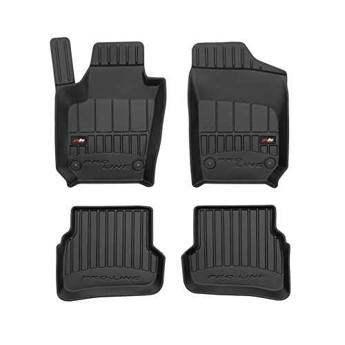 Tapis de sol voiture caoutchouc 3D Frogum ProLine Polo V 2009-2017