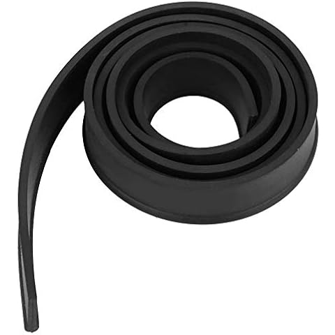 Junbyuhu Replacement Wiper Rubber 105 cm, Squeegee Replacement Stainless Steel Window Glass Wiper Cleaner Accessories, Replacement Rubber for All Window Squeegeers, Bathroom, Kitchen, Car Mirrors Cover