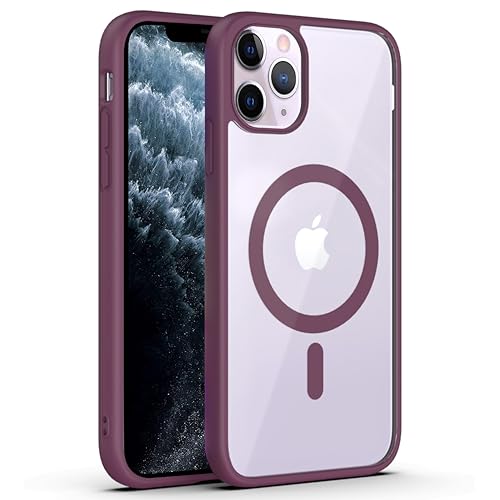 Image of Zapcase Back Case Cover for iPhone 11 Pro Max | Compatible for iPhone 11 Pro Max Back Cover | Scratch-Resistant Back Cover | Wine Red