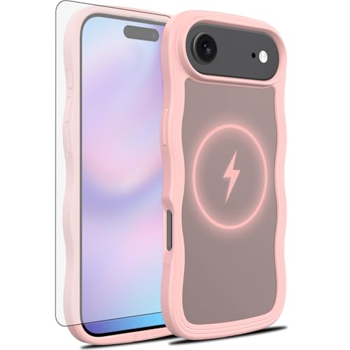 Asuwish gѓdbP[X iPhone 17 Air 6.6C` 2025Np XN[veN^[tZJo[ X C  ϏՌ TPU ی Magsafe EF[ut[ }bg i Phone17 i17 17Air sN