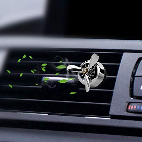 Warxin-Aromatherapie-DiffusorAutoluftreiniger-mit-2-Diffusorteilen-fr-Reisen-mit-Propeller-aus-Aluminiumlegierung