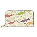 Produktbild JHGFG Mode Handtasche Reißverschluss Brieftasche Springen Känguru Telefon Kupplung Geldbörse Abendkupplung Blockieren Leder Brieftasche Multi Card Organizer