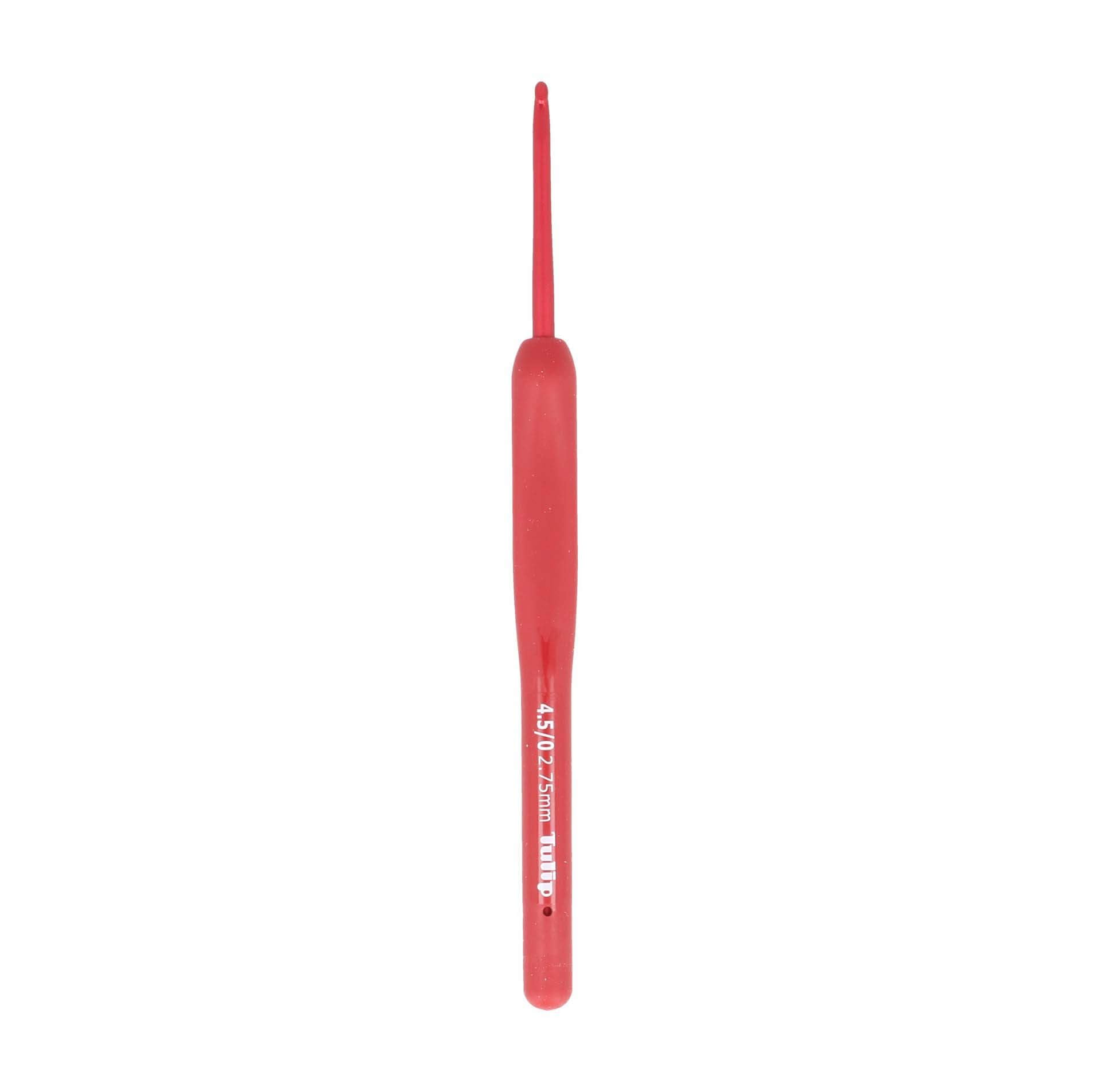Tulip Etimo Red Crochet Hook 2.75 mm with Soft-Grip Handle - 1 piece