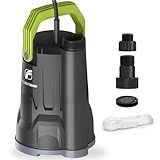 FLUENTPOWER Sump Pump, 1/2HP Submersible Water Pump, 2500GPH Utility Pump Manual Control for Swimming Pool...