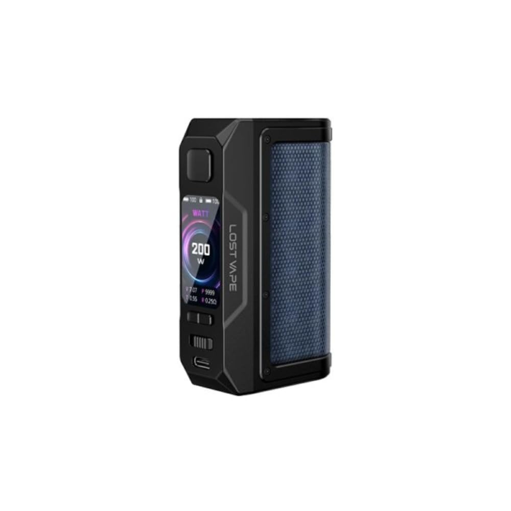 Lost Vape Thelema Q200 Mod — Kit Sigaretta Elettronica Senza Liquido, Senza Nicotina | Box Mod 200W Display TFT 0,96" | Chip Quest | Compatibile 18650/21700 (Midnight Warrior)