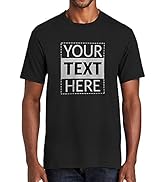 GotPrint Custom T Shirts, Add Your Text Design Your Own Shirt, Front & Back, Custom T Shirts for ...