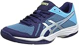 ASICS Damen Gel-Tactic Volleyballschuhe, Blau (Indigo Blue/Silver 400), 42 EU