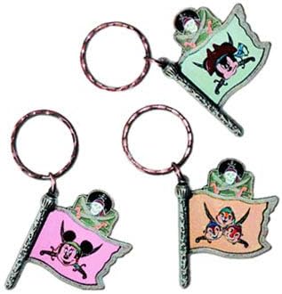 Amazon Co Jp ミッキー 19 ディズニーパイレーツサマー 海賊に扮したミッキーたちのグッズ キーチェーンセット おみやげ 東京 ディズニーシー シューズ バッグ