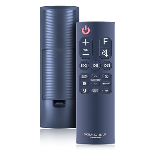 AKB75475301 Replacement Remote Control for LG Sound Bar SK9Y SK6 SK8Y SK9 SK10Y SKM6Y SKC9 SK8 SK10 SK6Y SPK8-W SPK5B-W Soundbar Speaker System
