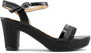 Amazon.es: sandalias negras tacon ancho