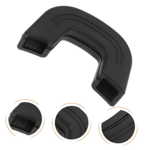 Luxshiny 4Pcs Alça De Panela Conjunto De Orelhas Porta-Panelas De Ferro De Silicone Capa De Alça De