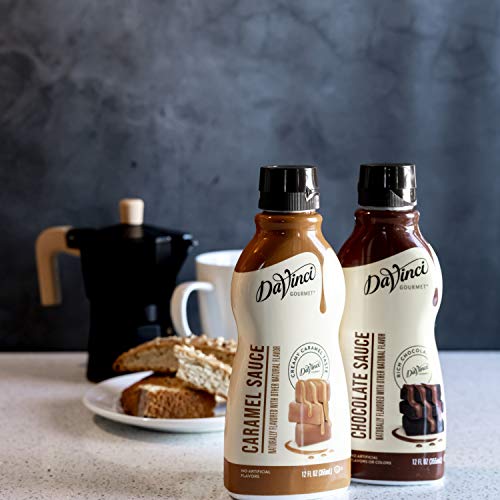 Image of DaVinci Gourmet Caramel Sauce Squeeze Bottle, 12 Ounce