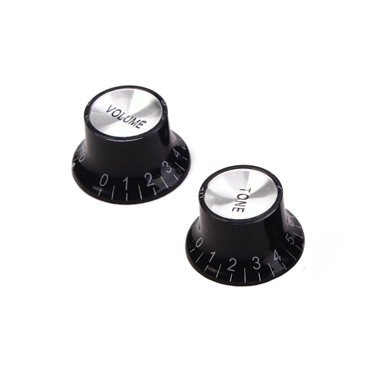 Vaguelly 2 Pcs Bass Knob Bass Guitar Knobs Amps for Guitars Electric Volume Control Knob Remote Bass Control Bass Control Knob Guitar Parts Amplifier Knobs Aluminum Foil Potentiometer