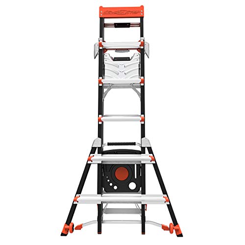 Little Giant Ladder Systems 15131-001 Select Step 6 to 10-Feet Adjustable Fiberglass Stepladder