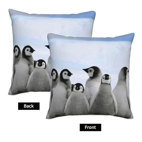 Housse de coussin pingouin EdWal : protégez et sublimez votre canapé et lit - 4