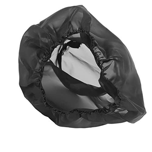 Image of Air Intake Filter Sock Cover, Air Cleaner Protective Cover, Motorcycle Waterproof Air Filter Rain Sock Dustproof Protective Cover Fit for Harley (Size L), Black#L