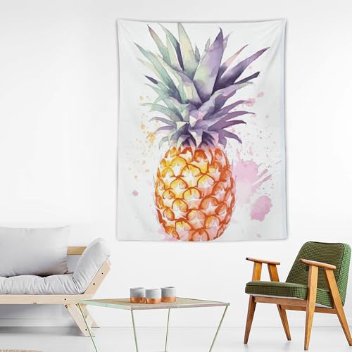 Tapisserie murale ananas suspendre couverture murale fond salon