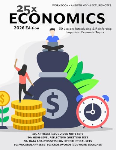 25x: Economics For High School Students: 25 Introductory Mini-Lessons Answering The Question: “Why Are We Learning Economics?” (25x Social Studies)