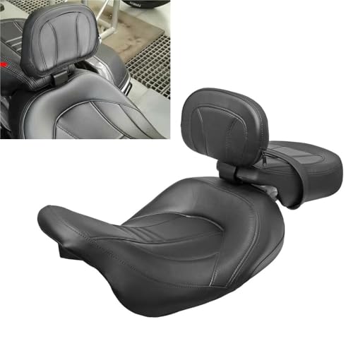 Asiento doble con respaldo para evitar fatiga en Street Glide y Touring 2