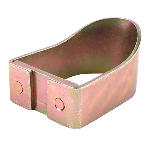 BAUSTER® Pierścień do kosy kosy + drewniany klin do kosy kosy, bez śrub, zestaw pierścień ostrza do kos z metalu, uchwyt do kosy ogrodowej, kosa leśna
