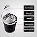 Produktbild GHKUFH Auto-Aschenbecher  helle LED mit Kfz-Zubehör Möbel, kreativer Aschenbecher für LKW Auto und Holder Büro Cigar Ashtray Cup