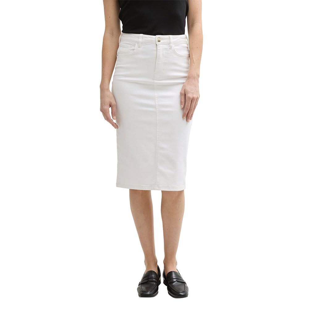 Tom Tailor Damen 1046439 Midi Rock (1er Pack)