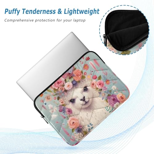 Funda para portátil floral de alpaca 13-14 pulgadas miniatura 5