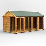 Power Schuppen, Sommerhaus, 40,6 x 20,3 cm, aus Holz, 40,6 x 20,3 cm