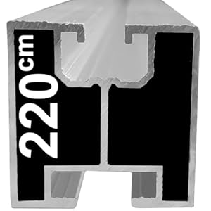 NIBLO Solar Schiene 220cm Typ T