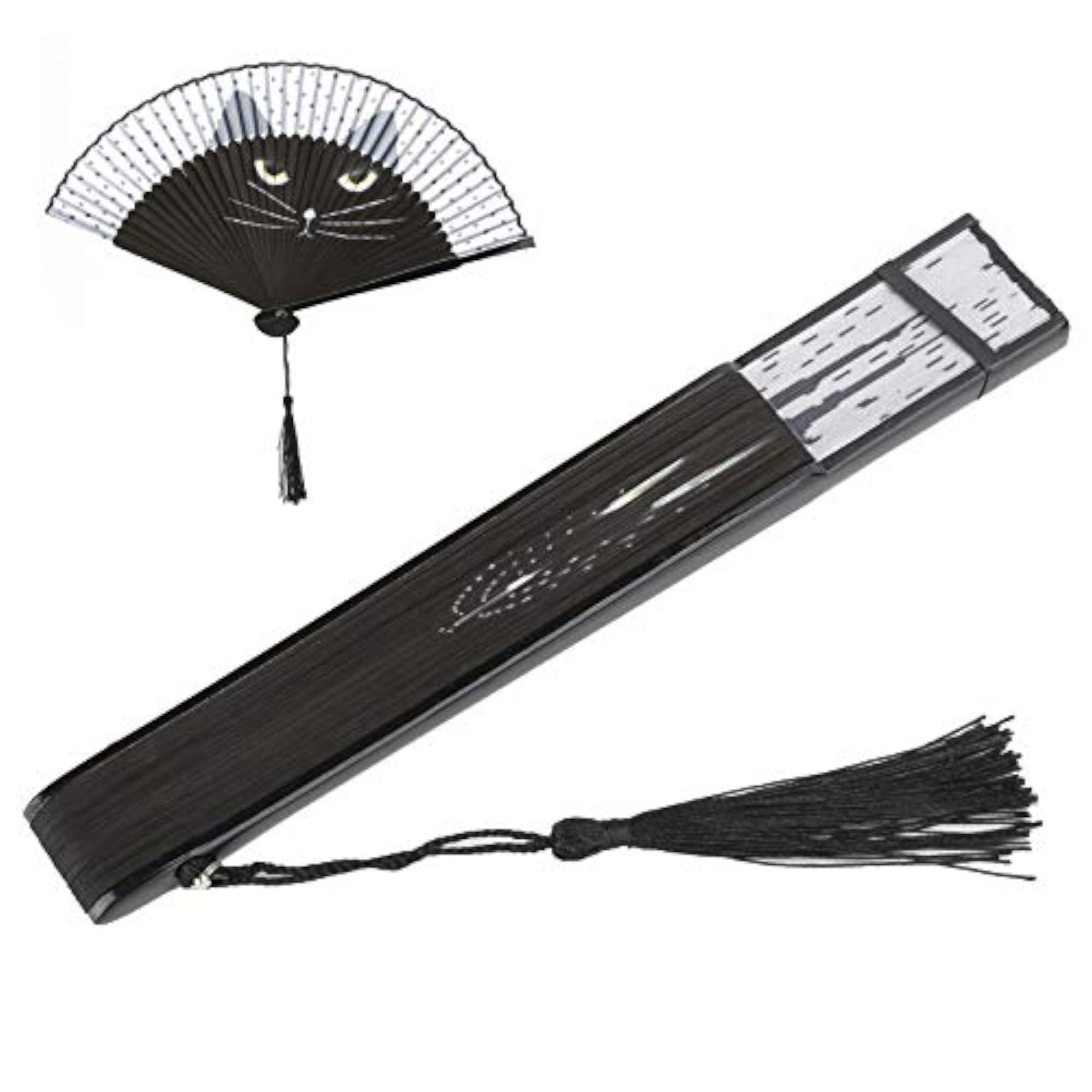 Cartoon Cat Hand Fan for Dancing Gifts