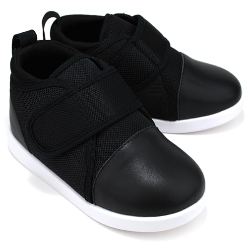 ikiki Squeaky Shoes for Toddlers/Little Kids (Solid Color, Black, Size 6)