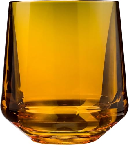 Drinique Unbreakable Stemless Wine Glasses - Set...