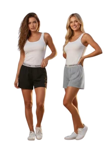 Women's Cotton Terry Lounge Shorts | Relaxed Fit with Elastic Waistband-picture-33
