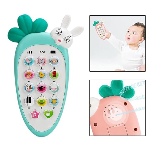 Image of K D Toddler Sound /Music Toys with Flashing Lights and Musical Sounds - Real Moving Action Music Cellphone for Boys and Girls (Age 6 Month +)