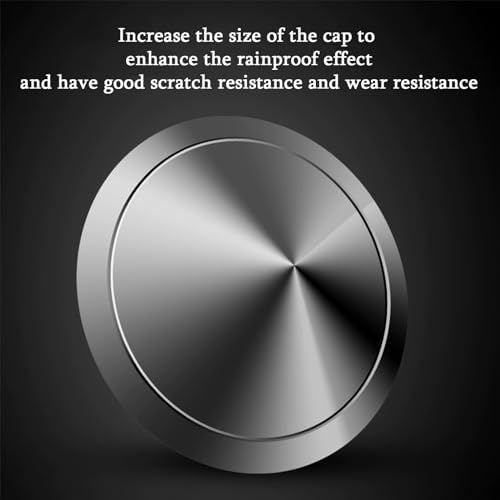 Outdoor Rain Cap for Wood Stove Pipe - Ventilation Chimney Cap for Exhaust Duct (D10cm*25cm/3.94in*9.84in) - Durable, Weatherproof, Easy Installation