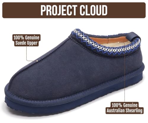 Image of Project Cloud 100% Genuine Leather Shearling Slippers for Women (Nerita)