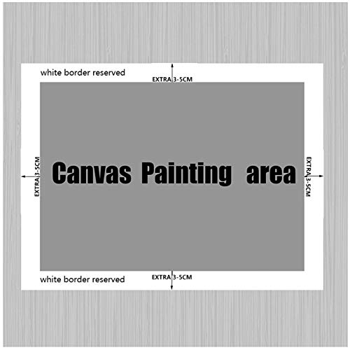 DAYINHUA Abstract canvas schilderij muurkunst zwart-wit tijger wild dier foto's modulaire poster en prints 55x110cm… - Image 7