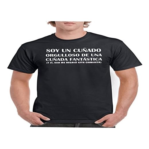 Camisetas divertidas Child cuñado Orgulloso de una cuñada fantastica, y si, Ella me Regalo Esta Camiseta - para Hombre Camisetas Talla Large Color Negro