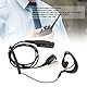 Yunseity G-Form-Ohrhörer-Headset-Mikrofon PTT für Sepura STP8000 STP8030 STP8035 STP8038 STP9000 Walkie Talkies, Freisprech-PTT-Mikrofon-Ohrhörer-Headset