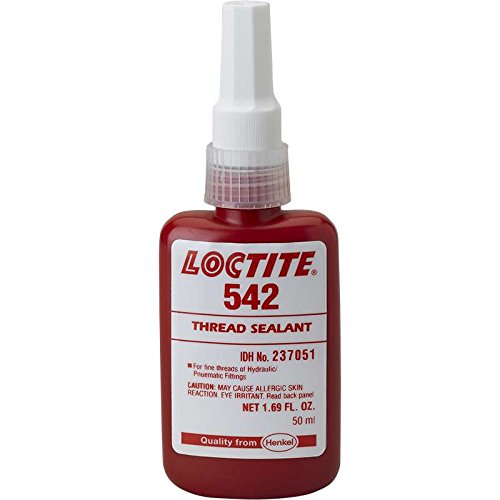542 Medium Strength Liquid Thread Sealant, Brown, 50mL Bottle