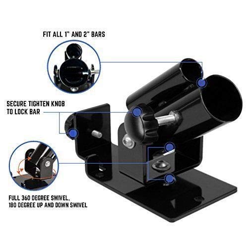 UK Warrior - Grapler para Minas, Ideal para Ejercicios de Espalda, Ideal para máquinas, Paredes o para el Suelo
