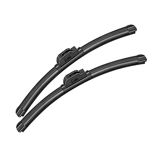 Windshield wiper blades, Winter Summer Front Window 22" + 22" Inch Bracketless U