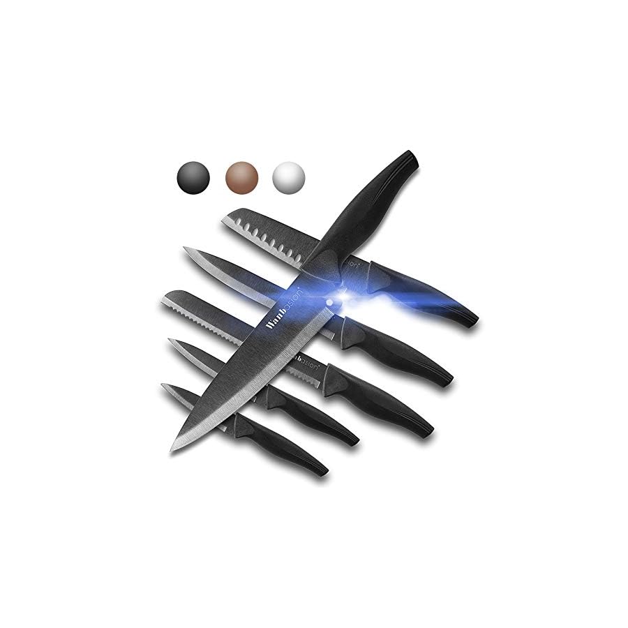 Wanbasion-Black-Stainless-Steel-Knife-Set-Sharp-Kitchen-Knife-Set-Professional-Kitchen-Knife-Set-Dishwasher-Safe-For-Cooking Wanbasion Black Stainless Steel Knife Set, Sharp Kitchen Knife Set Professional, Kitchen Knife Set Dishwasher Safe with Covers for Cooking